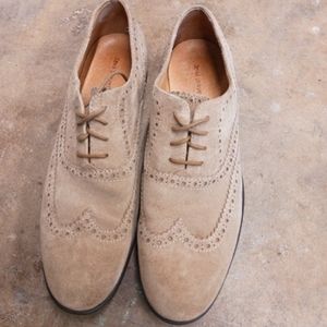 John Varvatos USA suede brogue dress shoe size 8M